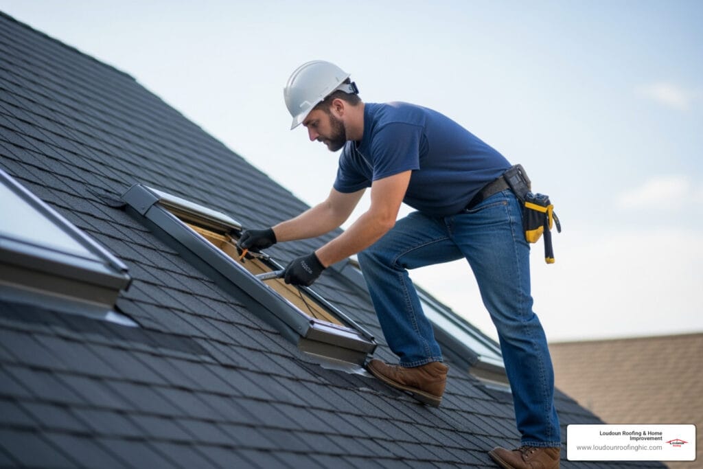 Roof and skylight repair