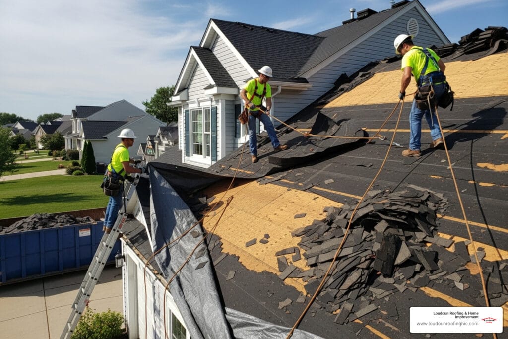 roof tear off cost