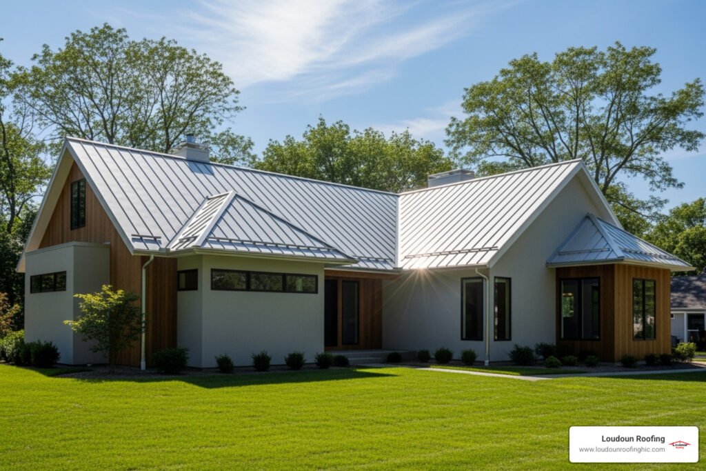 energy efficient metal roof