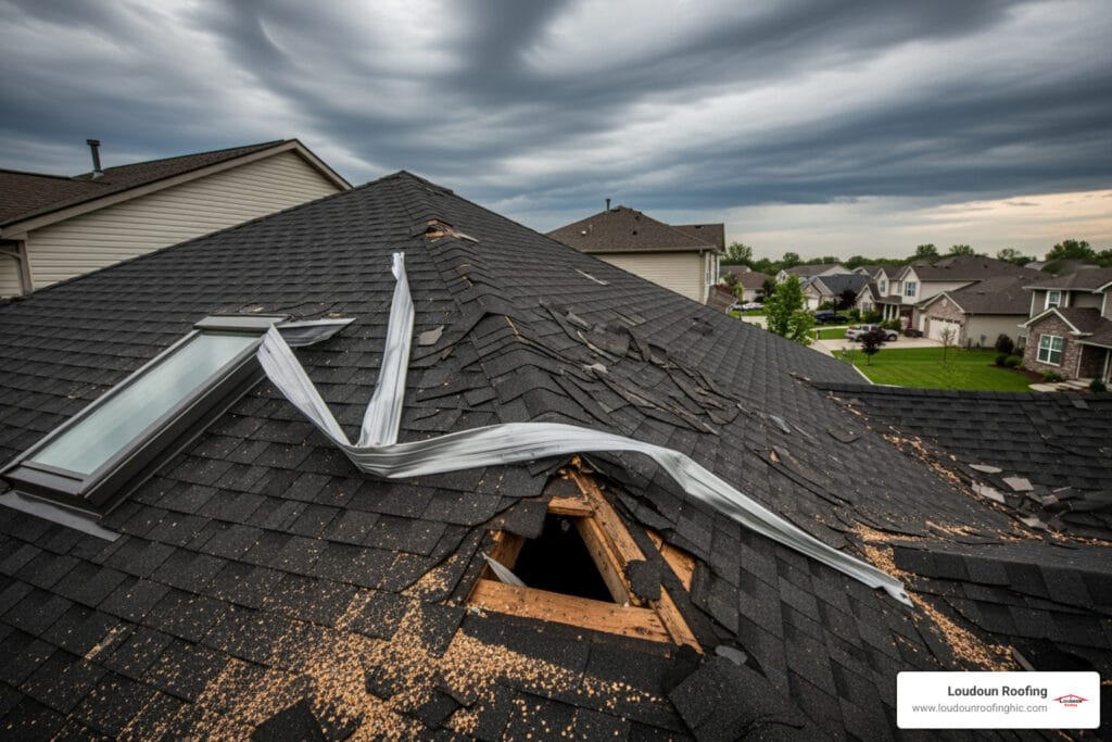 storm damage roof repair leesburg va