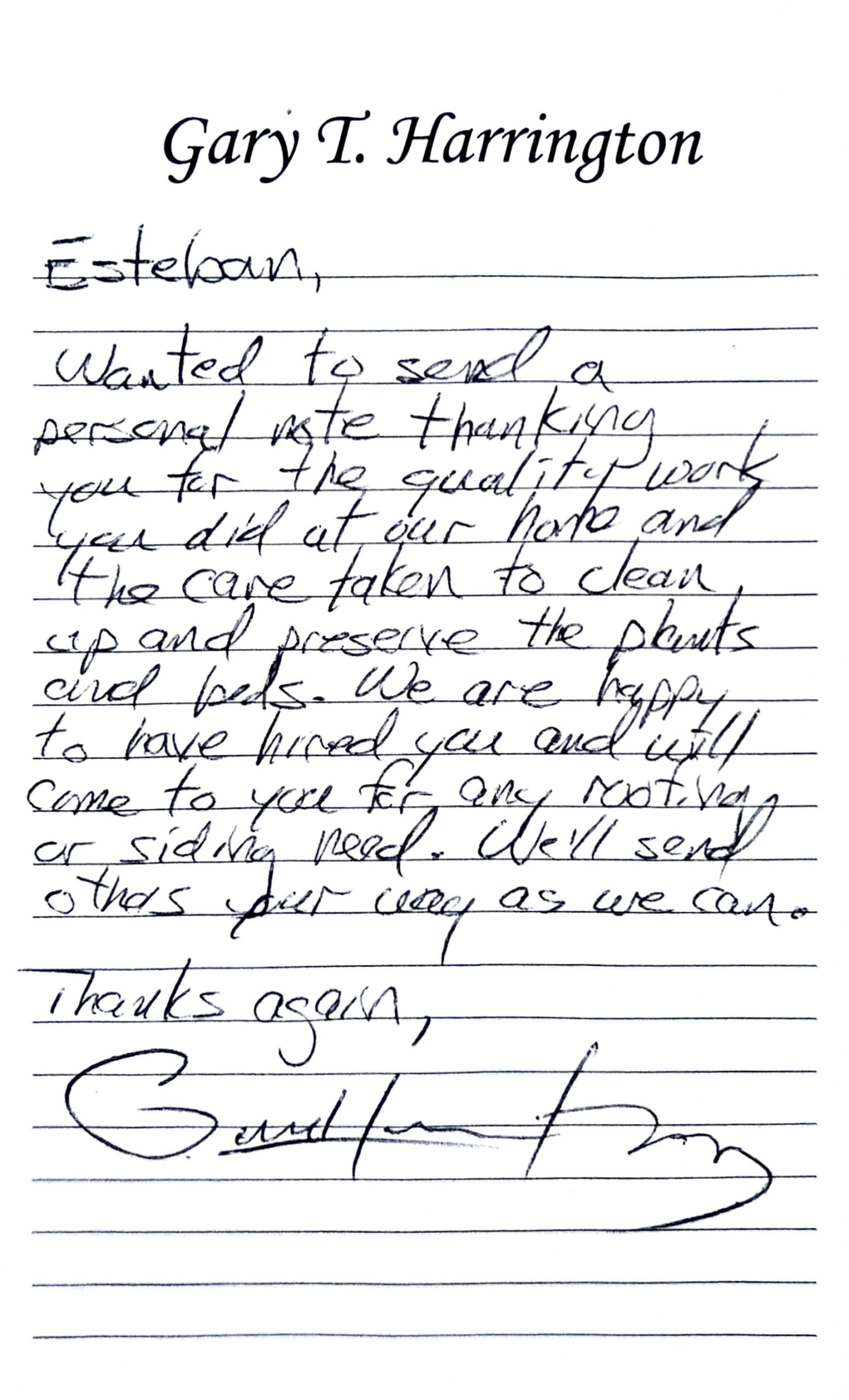 Review from Gary T. Harrington